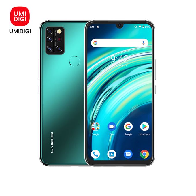 UMIDIGI A9 Pro 6GB,128GB (48MP+16MP+5MP+5MP)+24MP Infrared Temperature Sensor 6.3"-Green